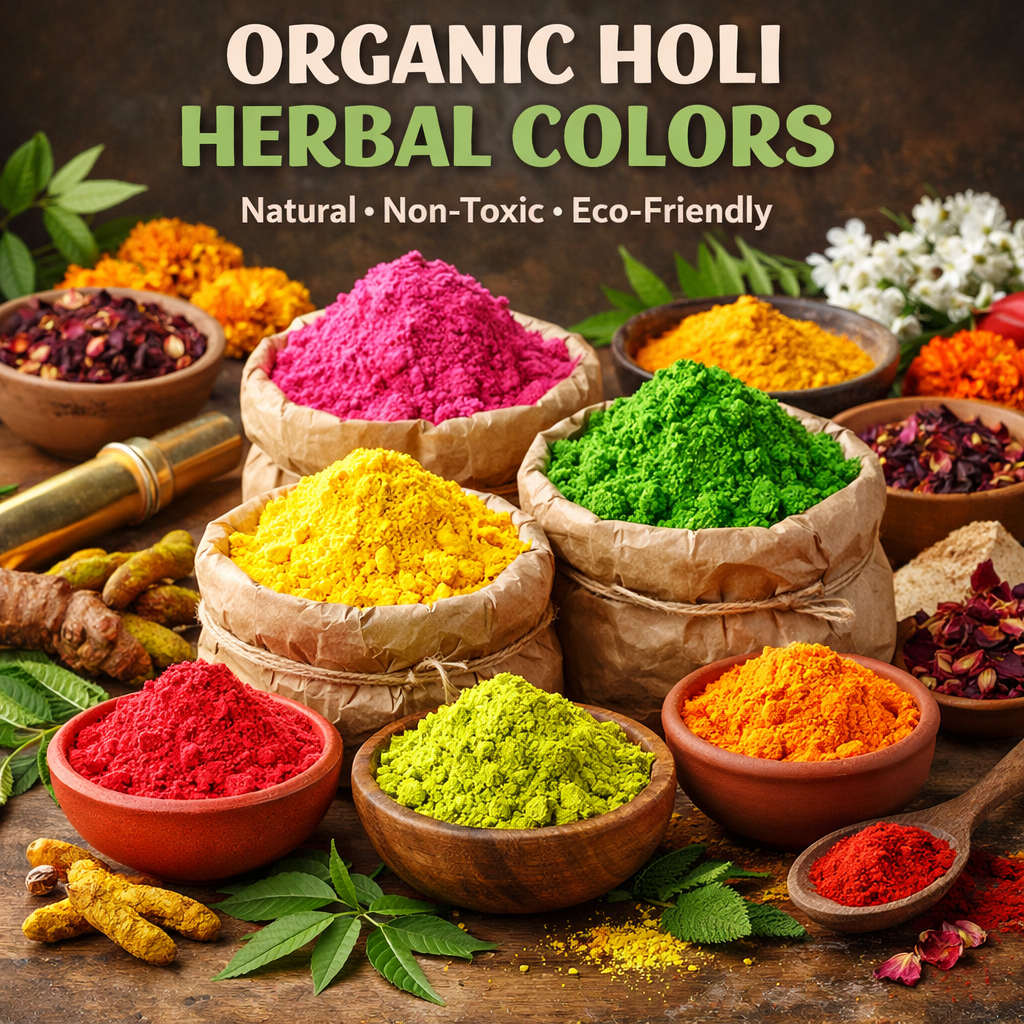 Organic Holi Herbal Colors