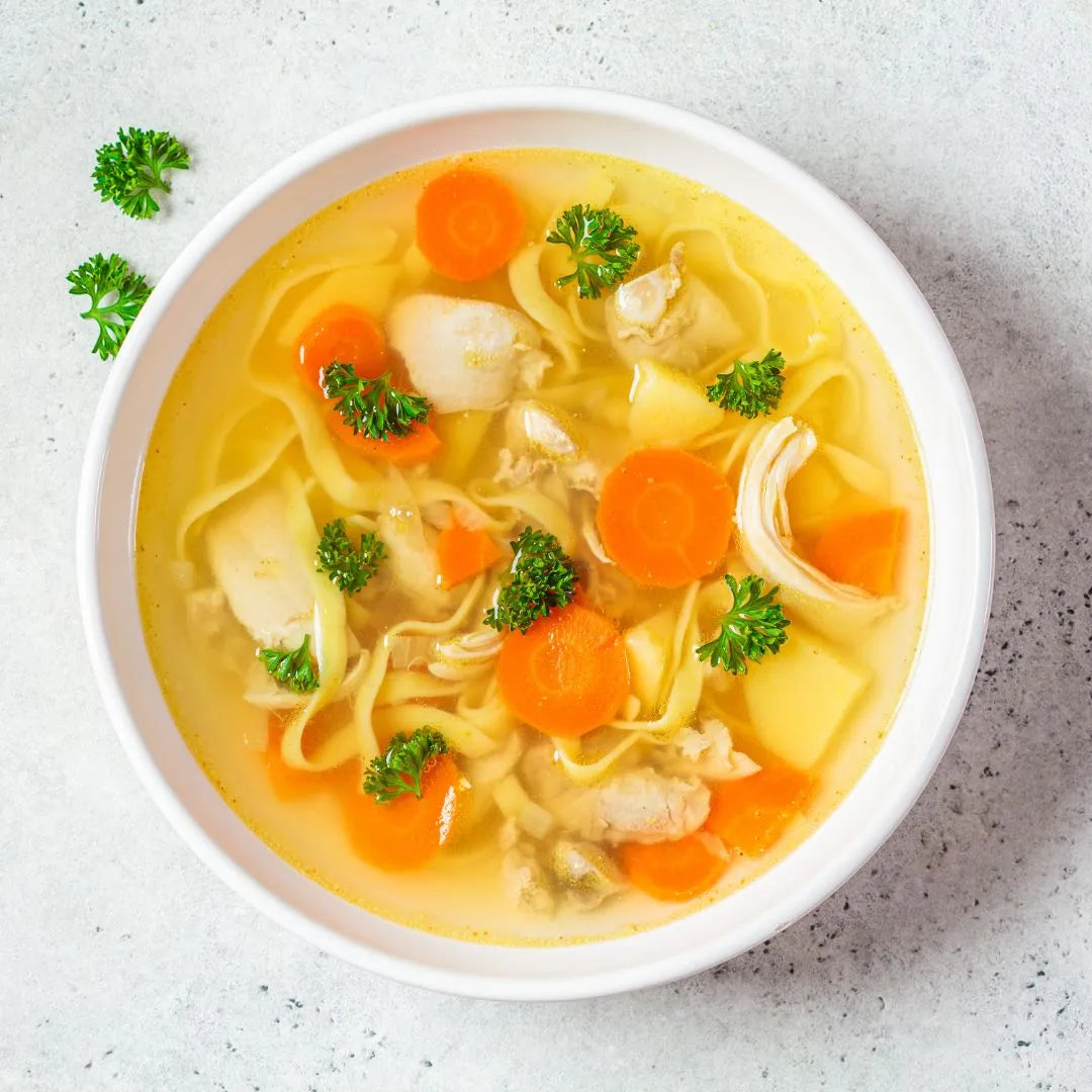 SOUP - CHICKEN (Inc. Rs. 20/-Refundable Glass Bottle Security Deposit) | Natural  &  Organic