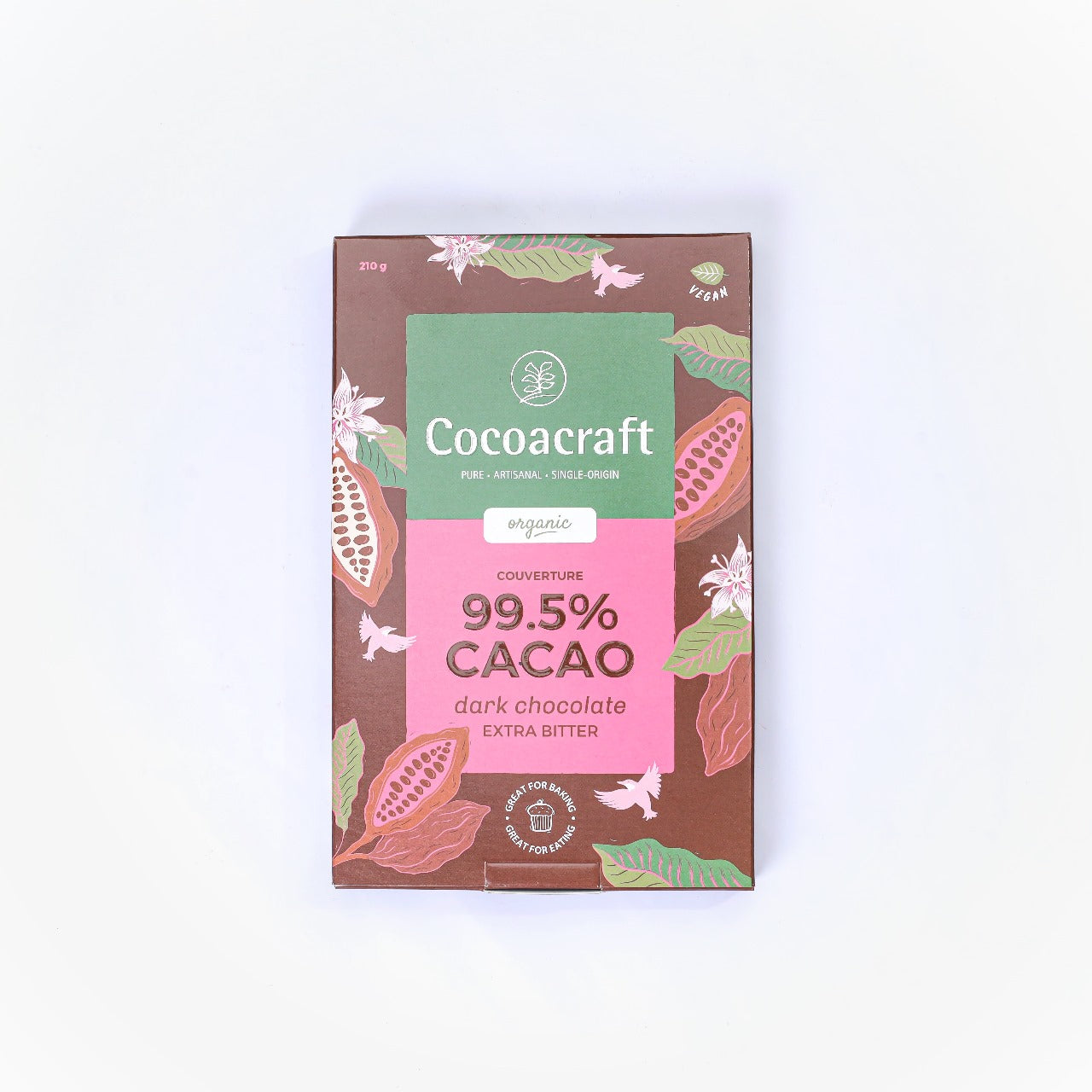 99.5% CACAO DARK CHOCOLATE EXTRA BITTER