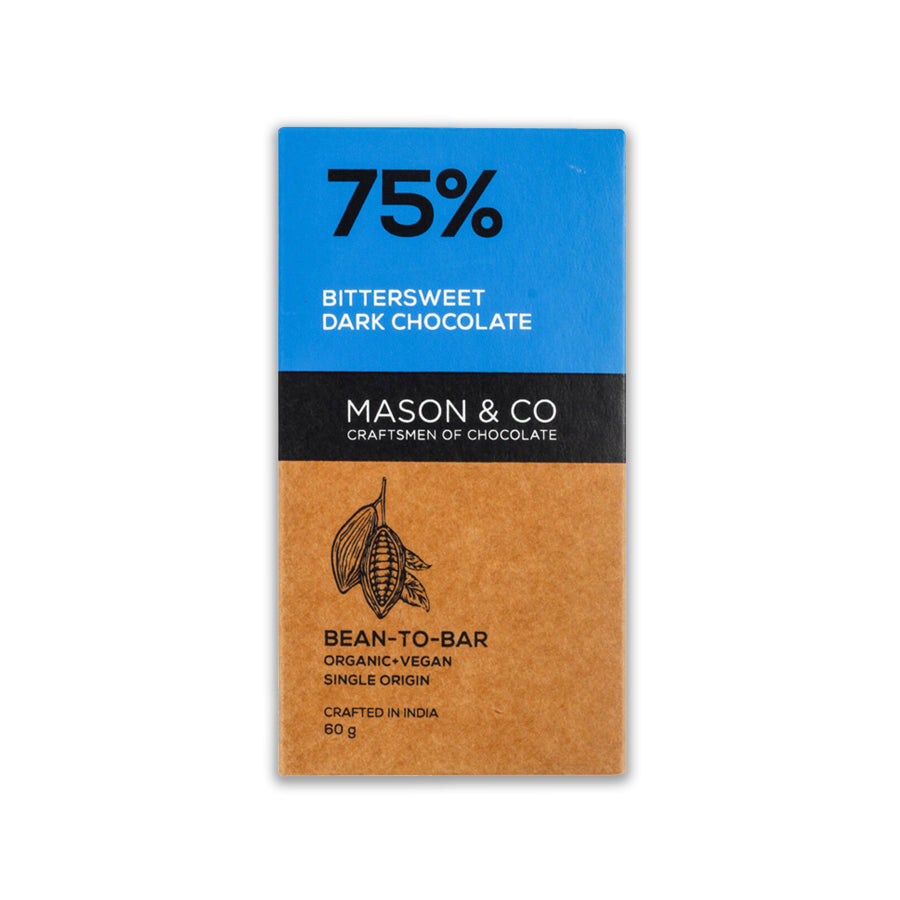 CHOCOLATE - DARK - 75% BITTERSWEET | Natural  &  Organic