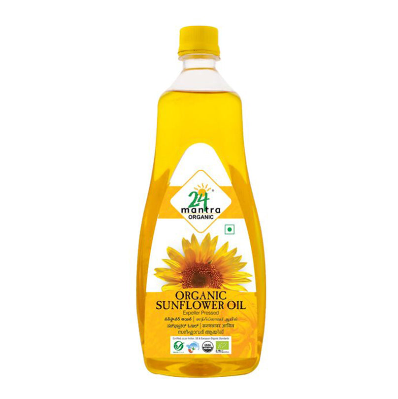 SUNFLOWER OIL COLD PRESSED | Natural  &  Organic