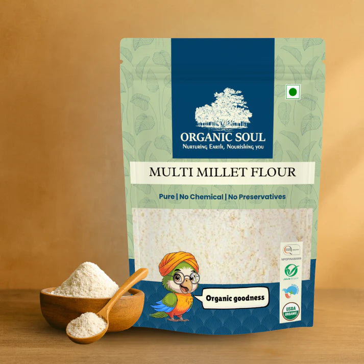 MULTI MILLET FLOUR  | Natural  &  Organic