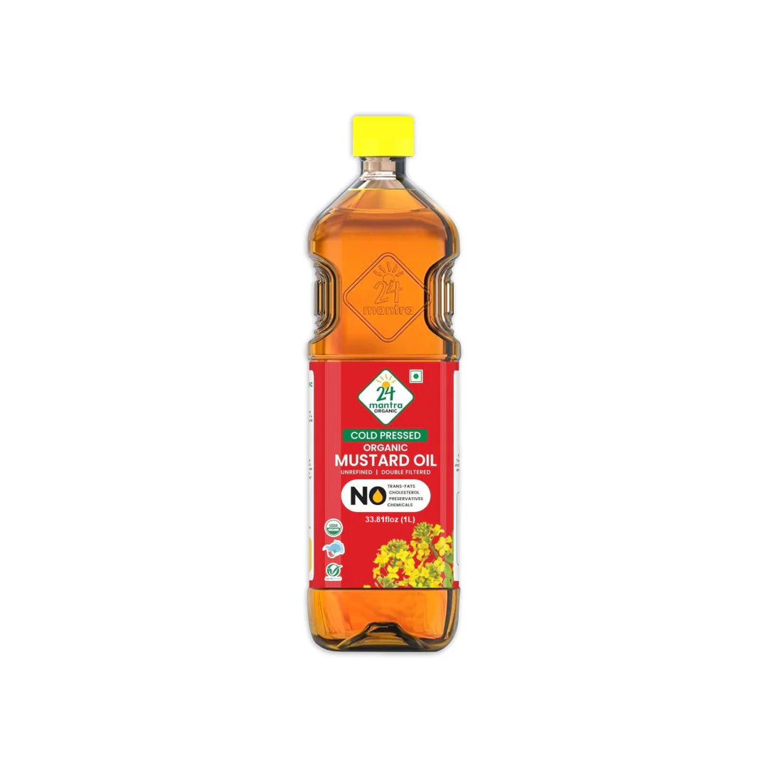 MUSTARD OIL - COLD PRESSED | Natural  &  Organic