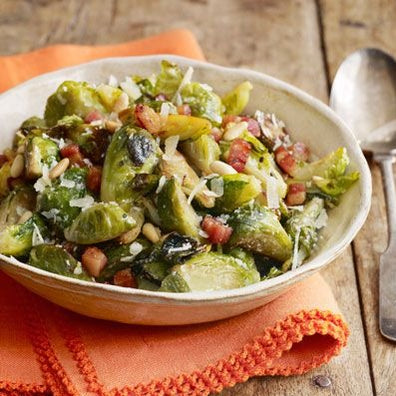 BRUSSEL SPROUTS WITH PANCETTA