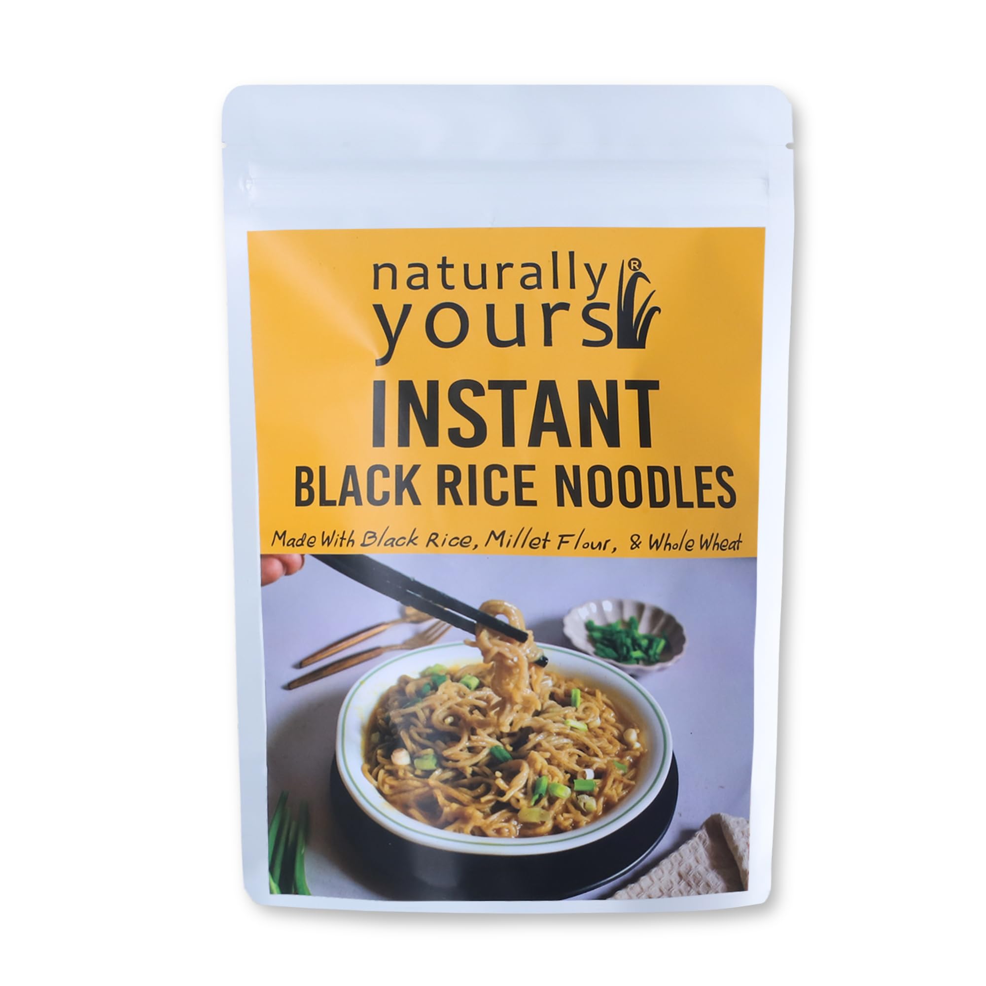 BLACK RICE INSTANT NOODLES Natural & Organic