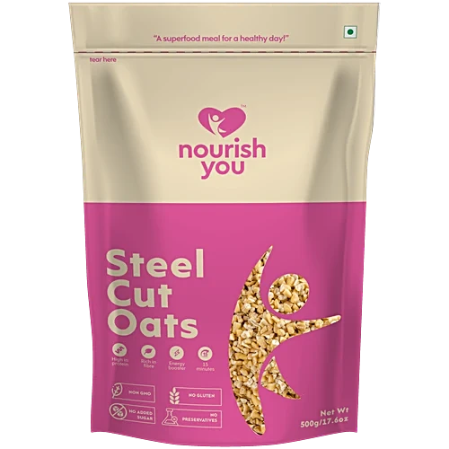 STEEL CUT OATS 500GM (NOURISH YOU)