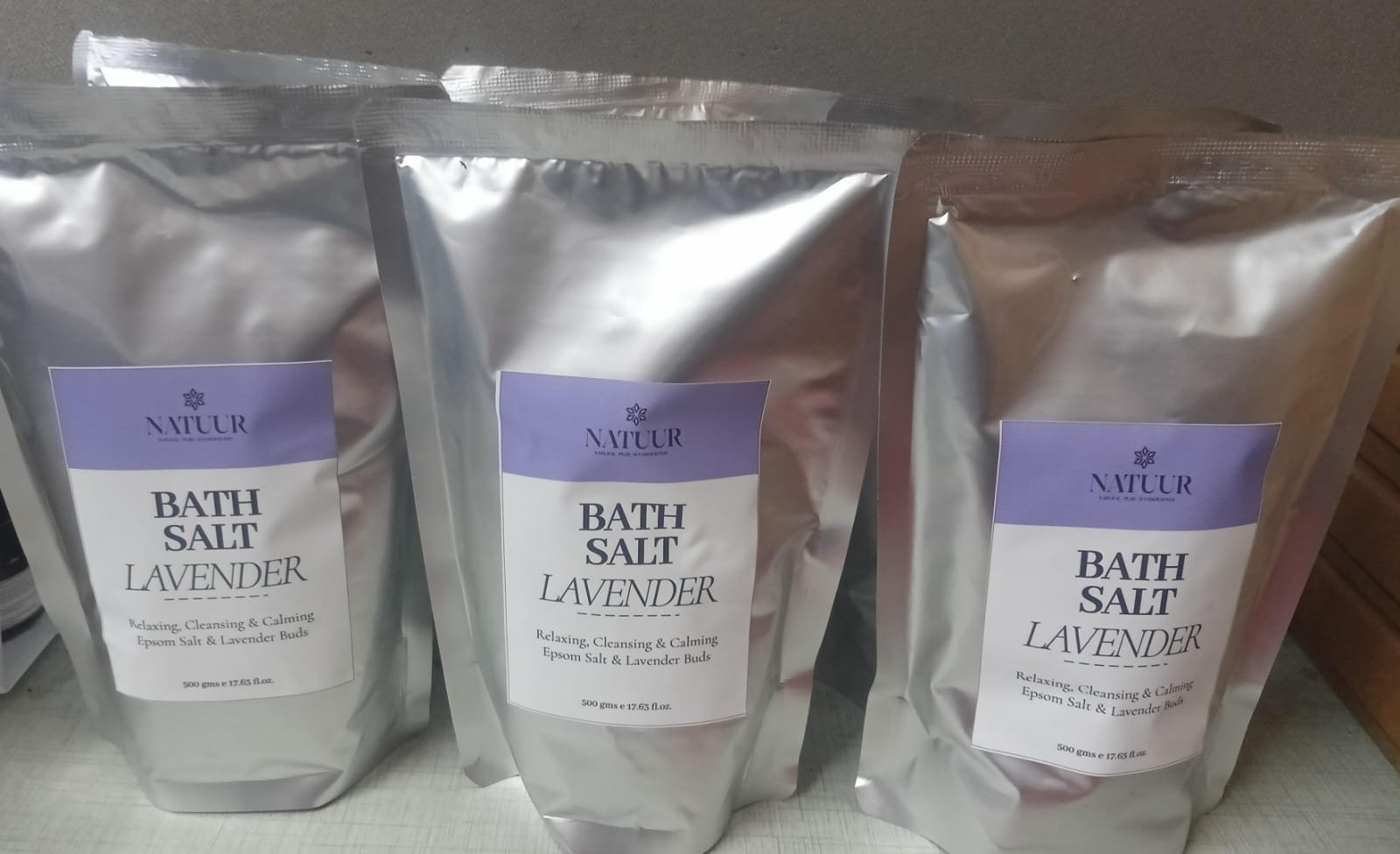 BATH SALT LAVENDER 500 GM