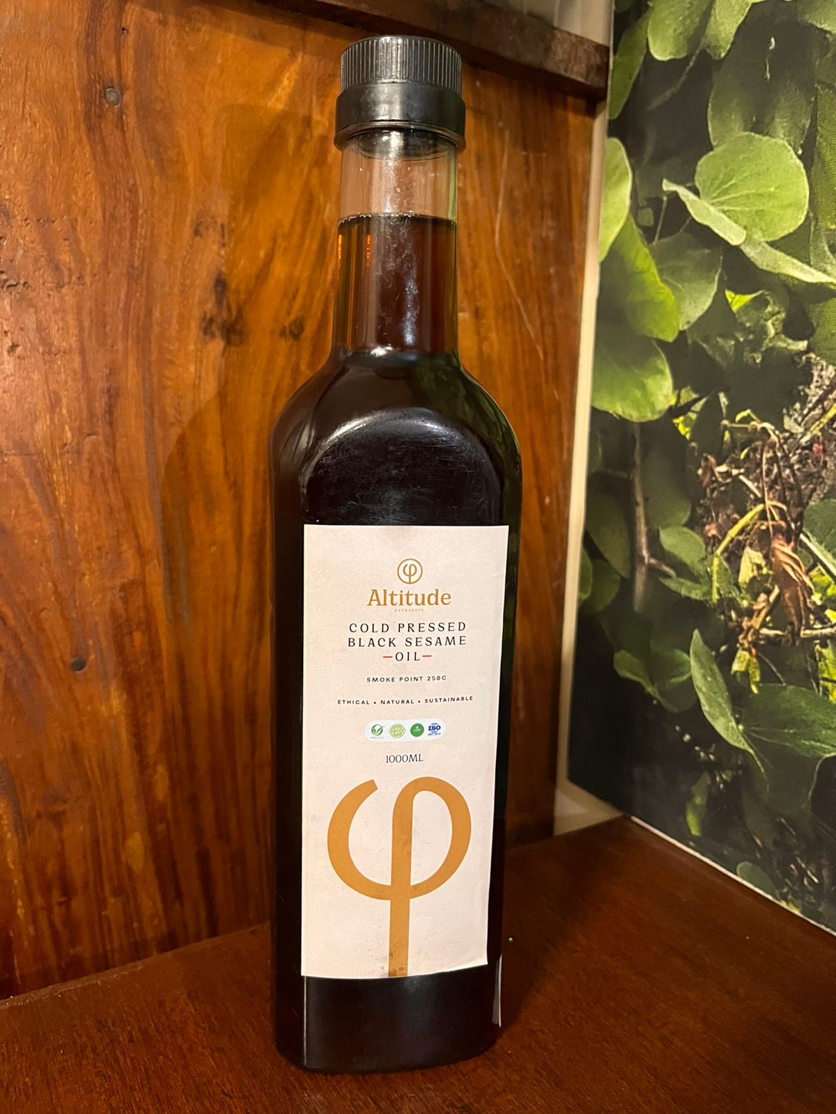 BLACK SESAME Oil - COLD PRESSED | Natural  &  Organic