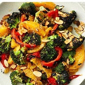 CHARRED BROCCOLI SALAD  [SERVES 4]