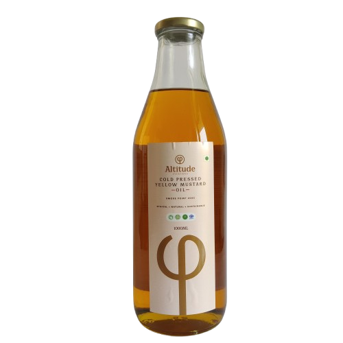 YELLOW MUSTARD OIL - COLD PRESSED | Natural & Organic