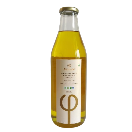 GROUNDNUT OIL - COLD PRESSED | Natural  &  Organic