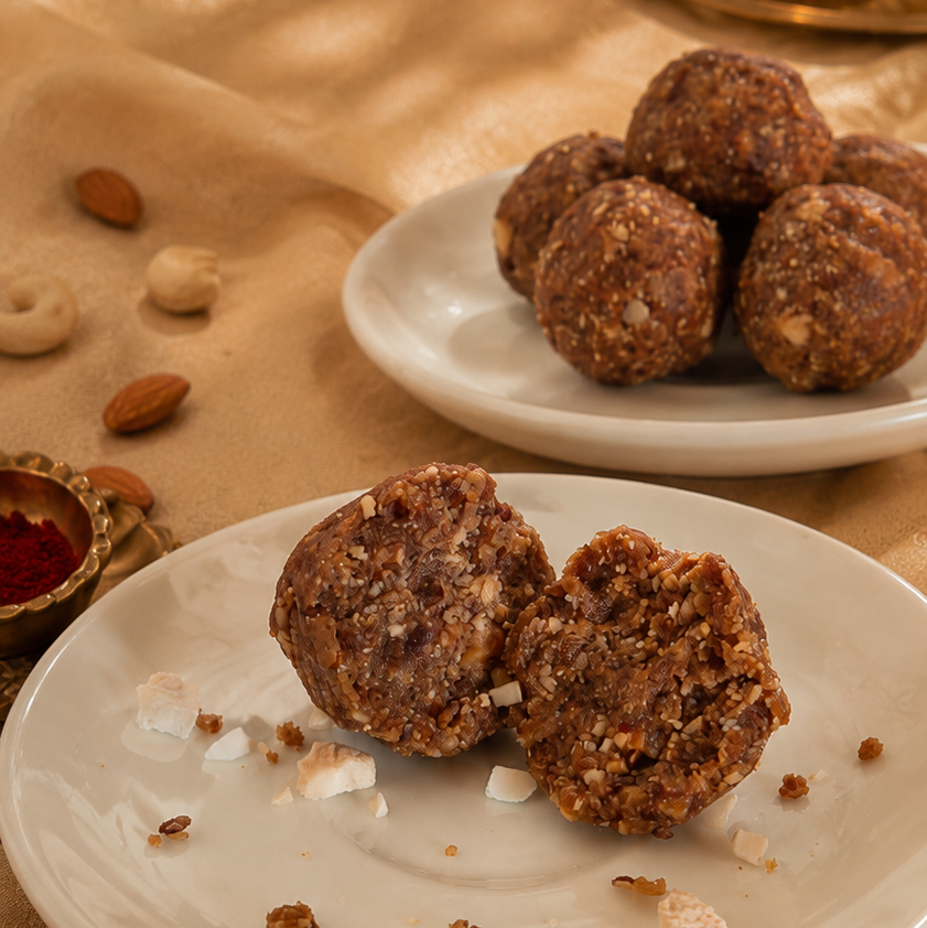 LADDOO - DATES DRY FRUITS | Natural  &  Organic 9 Pieces