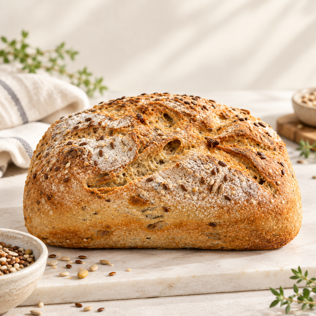 BREAD - MULTISEED SOURDOUGH (Sliced) | Natural  &  Organic