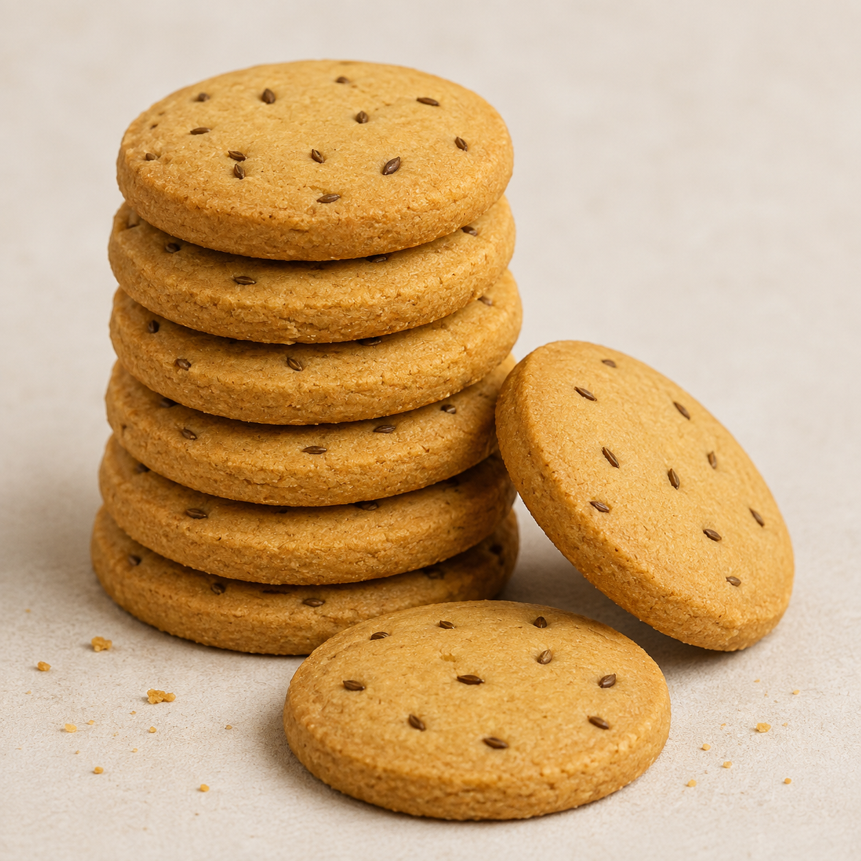 COOKIES - SALTED AJWAIN  | Natural  &  Organic
