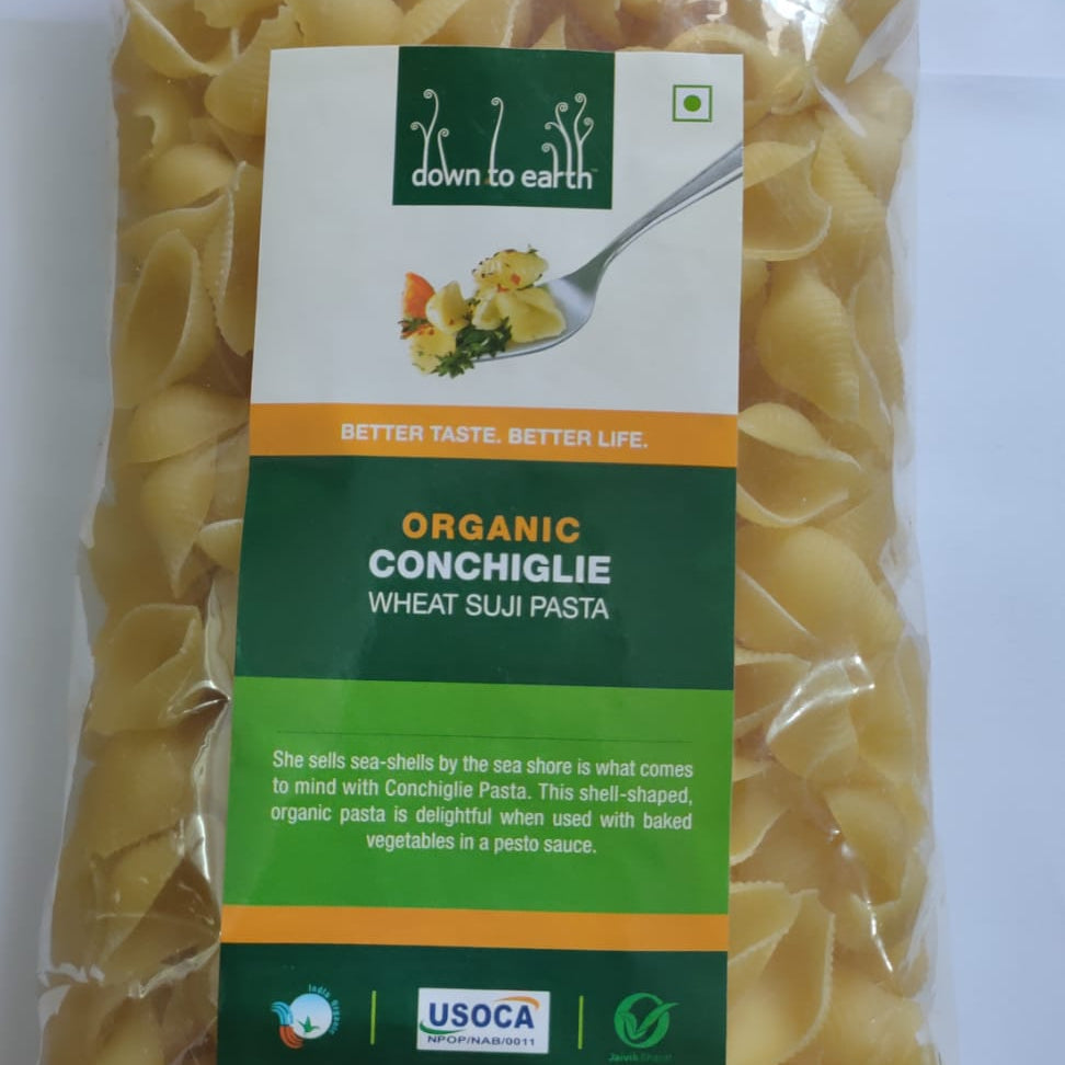 CONCHIGLIE PASTA 500GM (MORARKA ORGANIC)