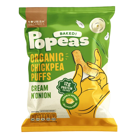 CREAM & ONION POPEAS | Natural & Organic
