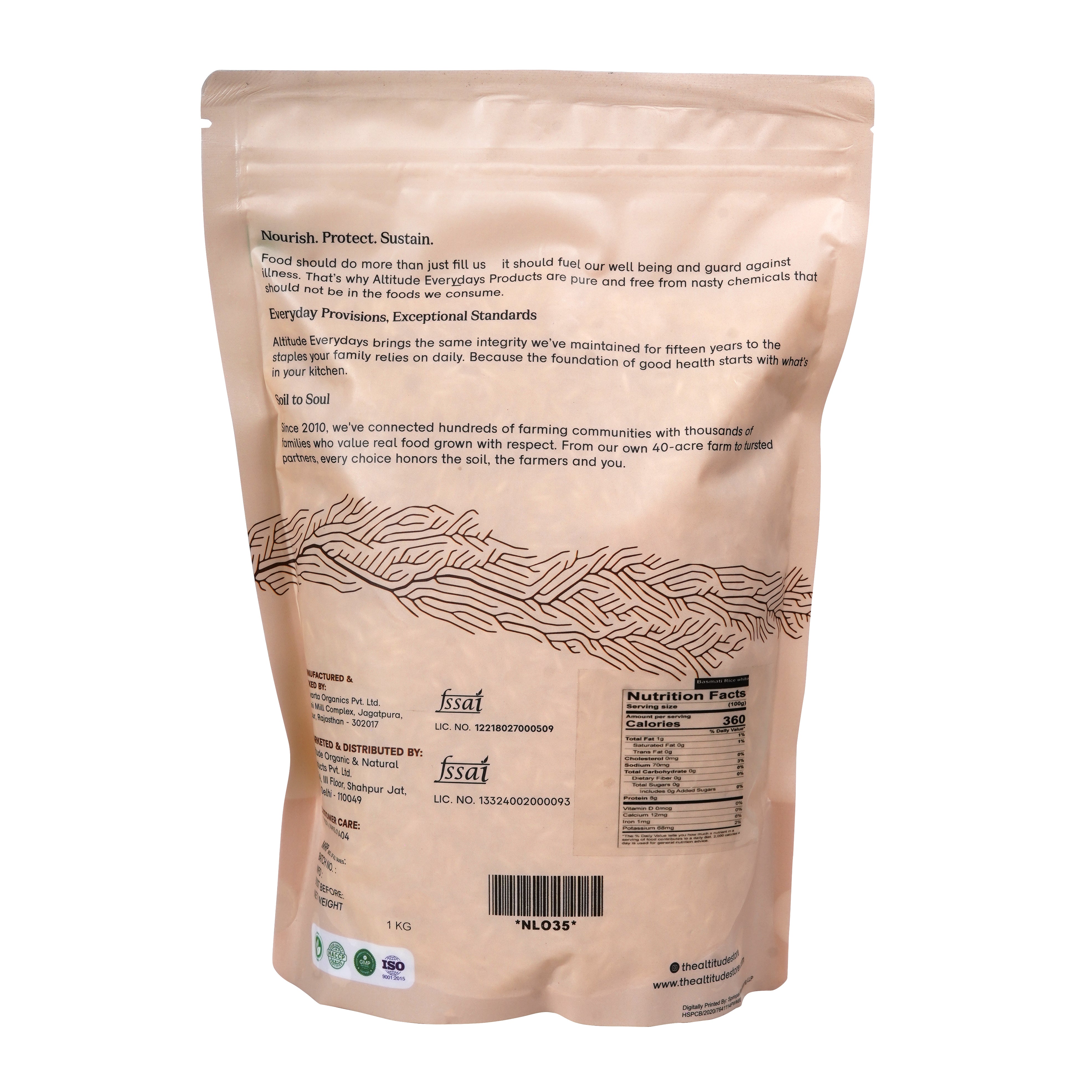 BASMATI RICE - WHITE - PREMIUM | Natural  &  Organic