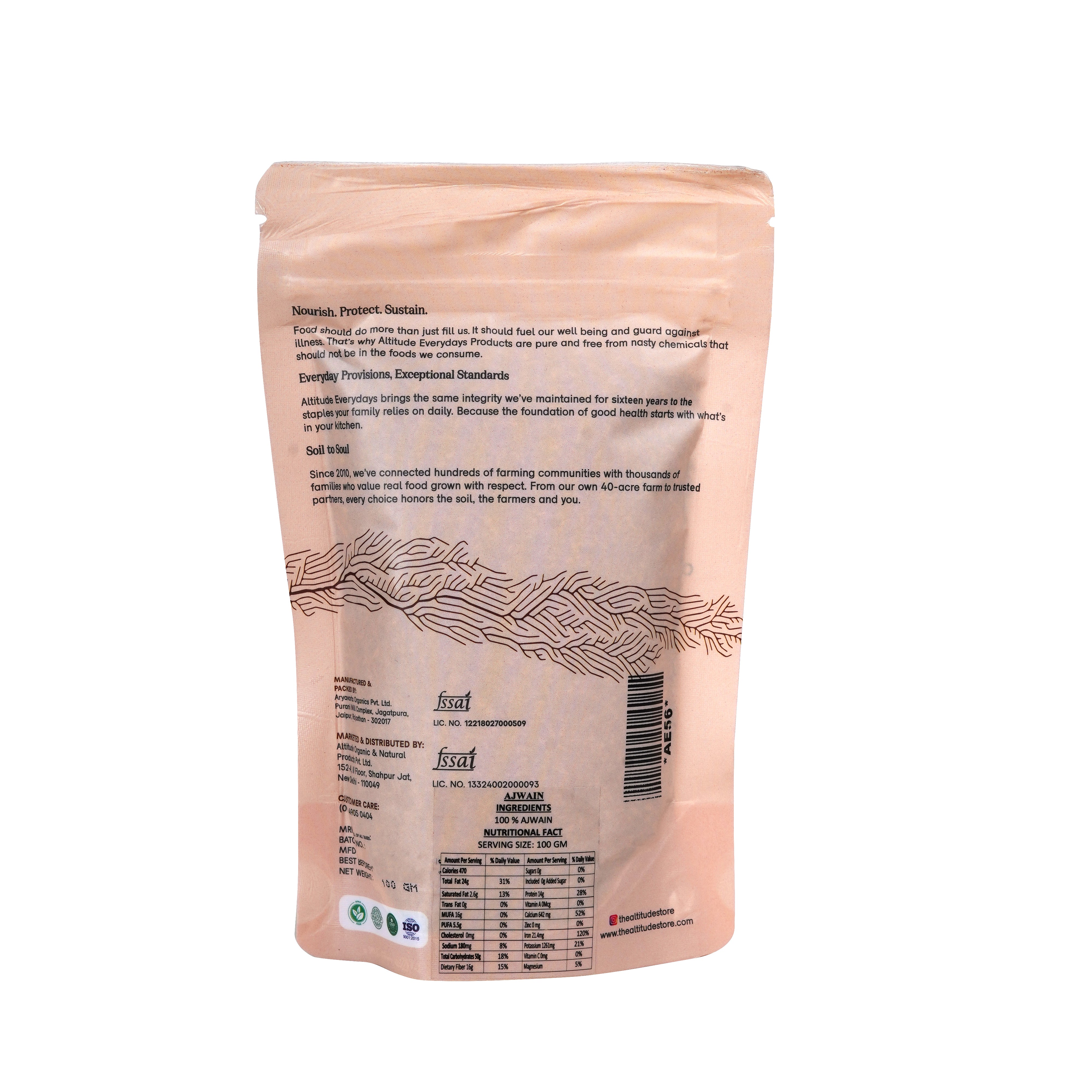 AJWAIN / CAROM SEEDS | Natural  &  Organic