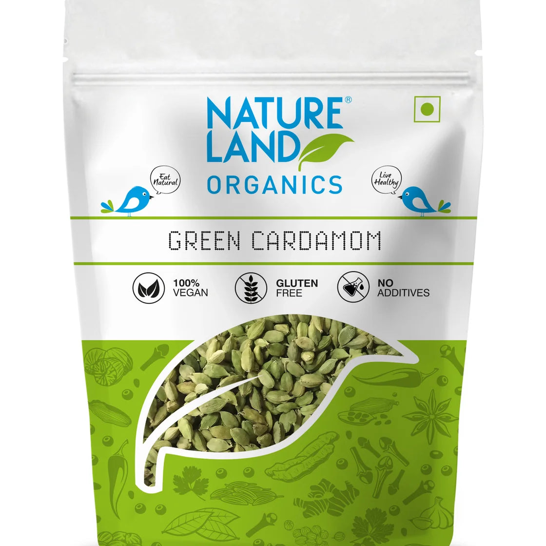 GREEN CARDAMOM WHOLE | Natural  &  Organic