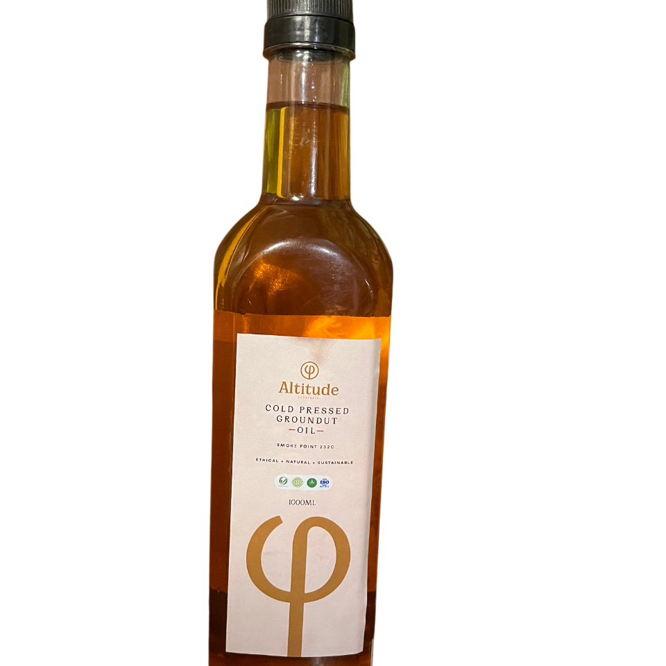 GROUNDNUT OIL - COLD PRESSED | Natural  &  Organic