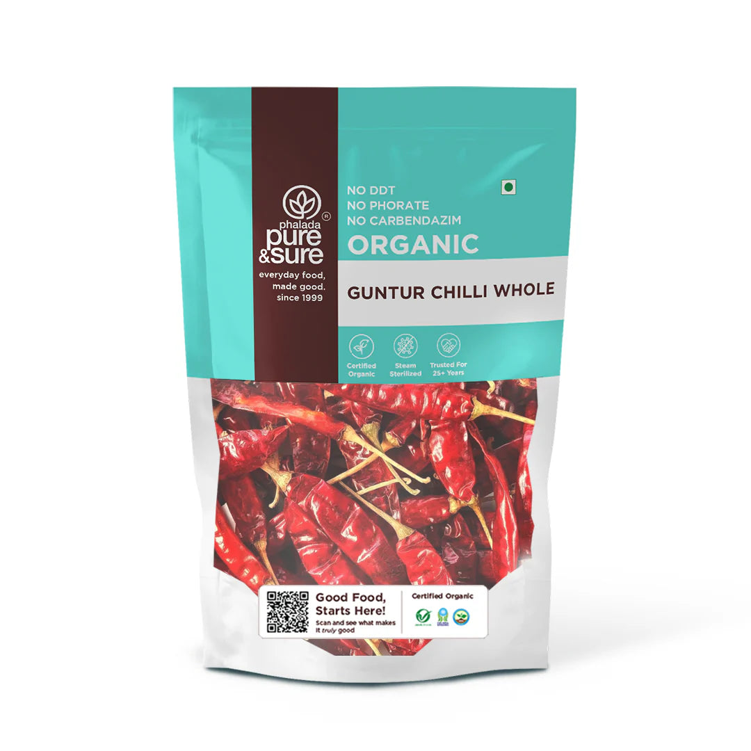 GUNTUR CHILLI WHOLE | Natural  &  Organic