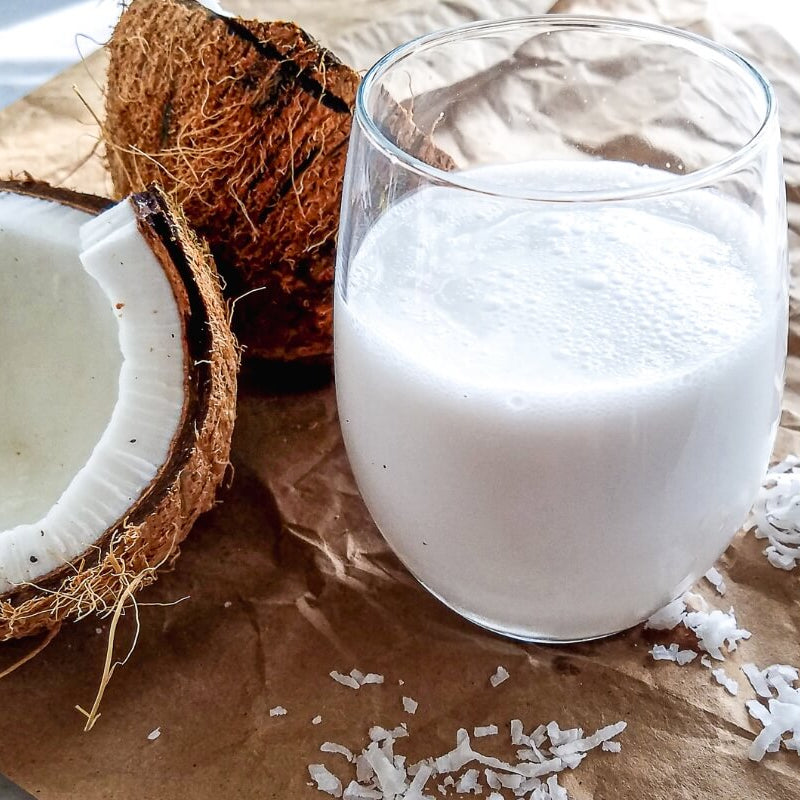 MILK - FRESHLY MADE COCONUT MILK (Inc. Rs. 20/-Refundable Glass Bottle Security Deposit) | Natural  &  Organic