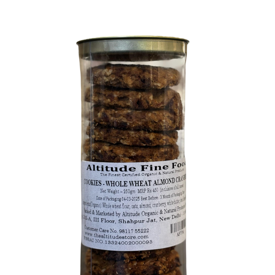 COOKIES - WHOLEWHEAT HONEY ALMOND 250GM