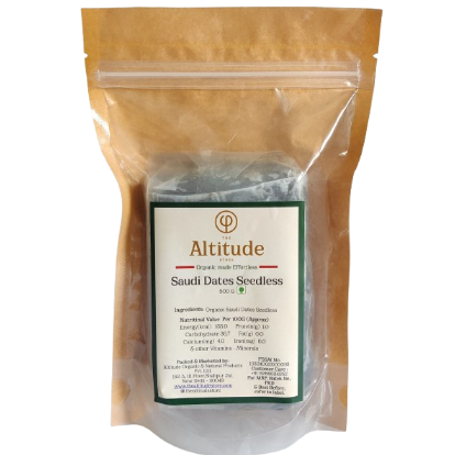 SAUDI DATES SEEDLESS 500GM (ALTITUDE EVERYDAY)
