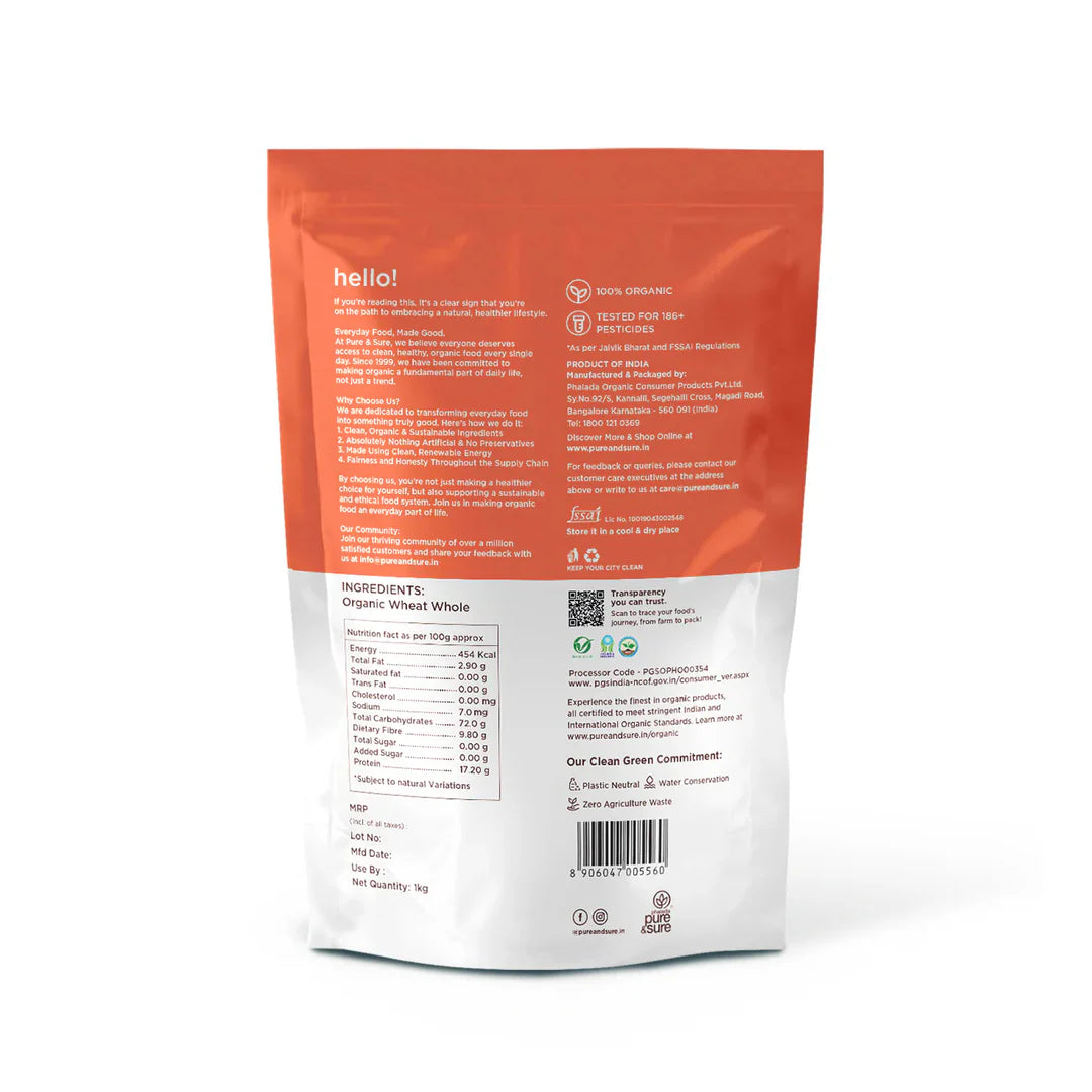 KHAPLI WHEAT FLOUR | Natural & Organic