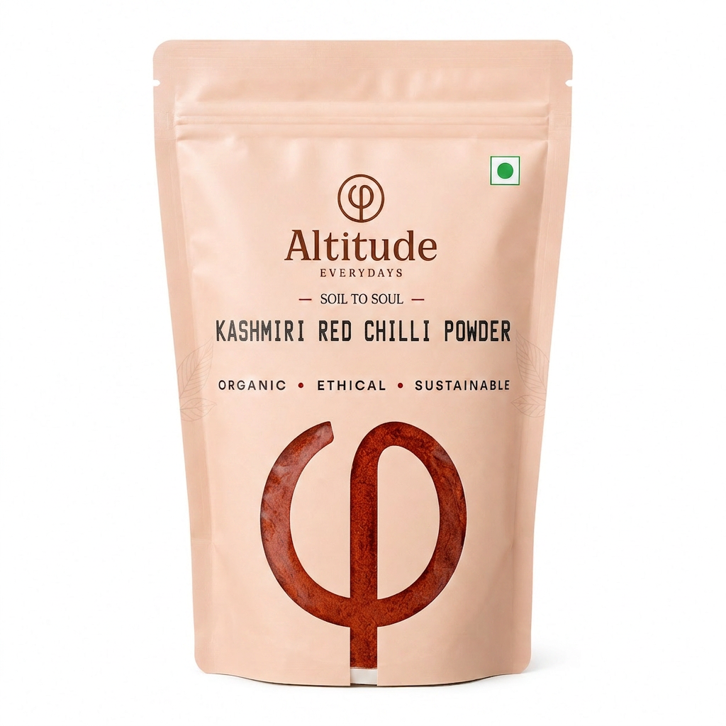 RED CHILLI POWDER - KASHMIRI | Natural  &  Organic