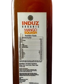 MANGO  SQUASH 500ml (INDUZ ORGANIC)
