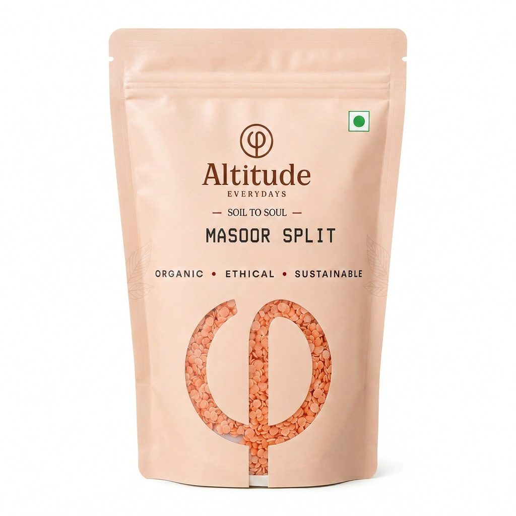 MASOOR DAL - SPLIT (RED MASOOR) | Natural  &  Organic