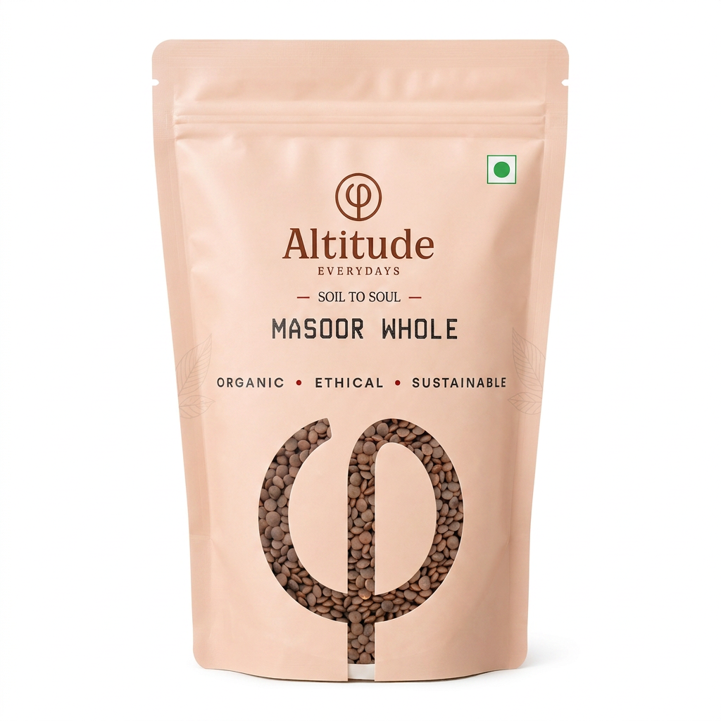 MASOOR DAL WITH SKIN (KALI MASOOR) | Natural  &  Organic