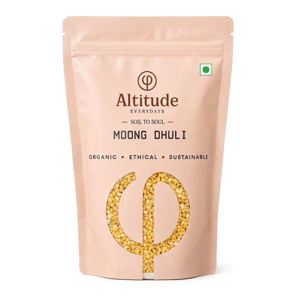 MOONG DAL - DHULI | Natural  &  Organic