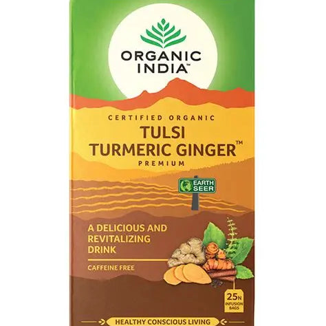 TULSI GINGER TURMERIC TEA 25 BAG