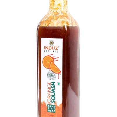 ORANGE  SQUASH 500ml (INDUZ ORGANIC)