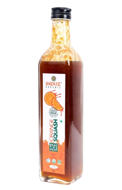ORANGE  SQUASH 500ml (INDUZ ORGANIC)