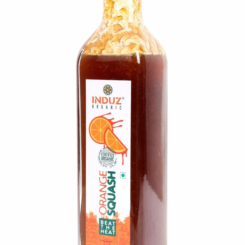 ORANGE  SQUASH 500ml (INDUZ ORGANIC)