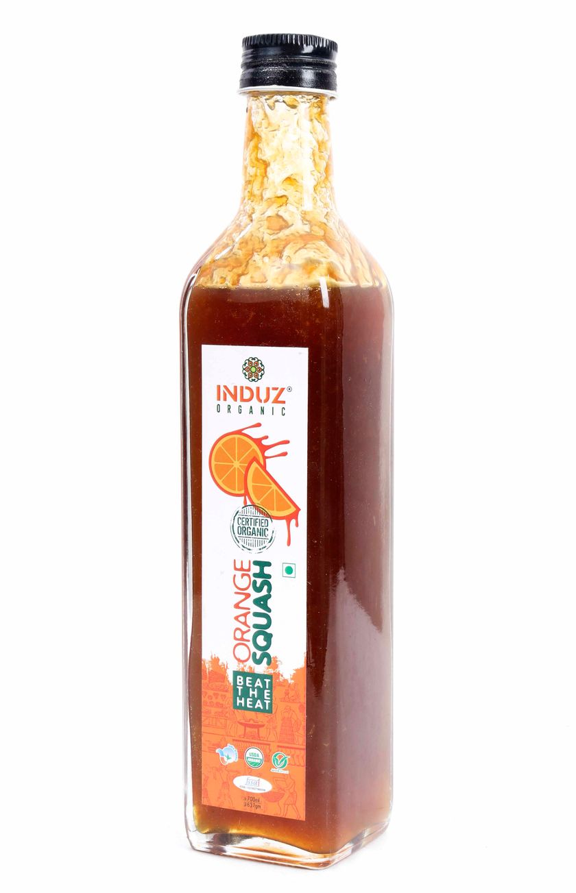 ORANGE  SQUASH 500ml (INDUZ ORGANIC)