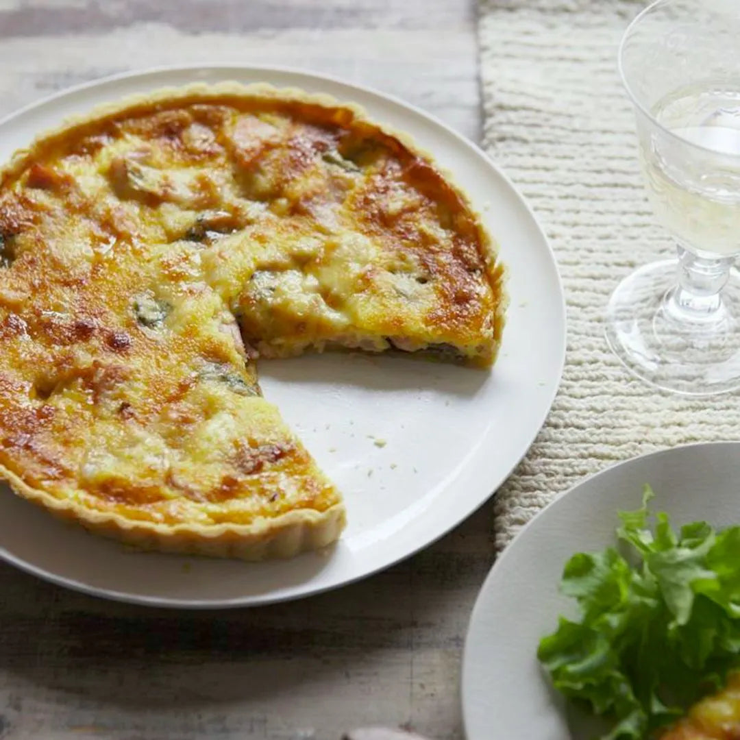 QUICHE - CARAMELISED ONION & GOAT CHEESE