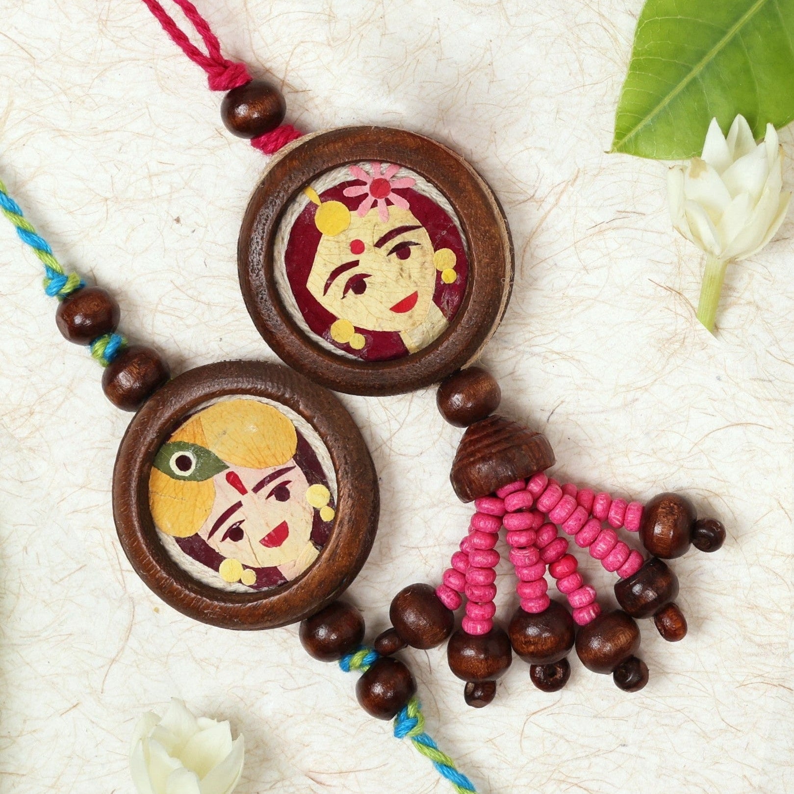 RADHA-KRISHAN RAKHI-LUMBA SET