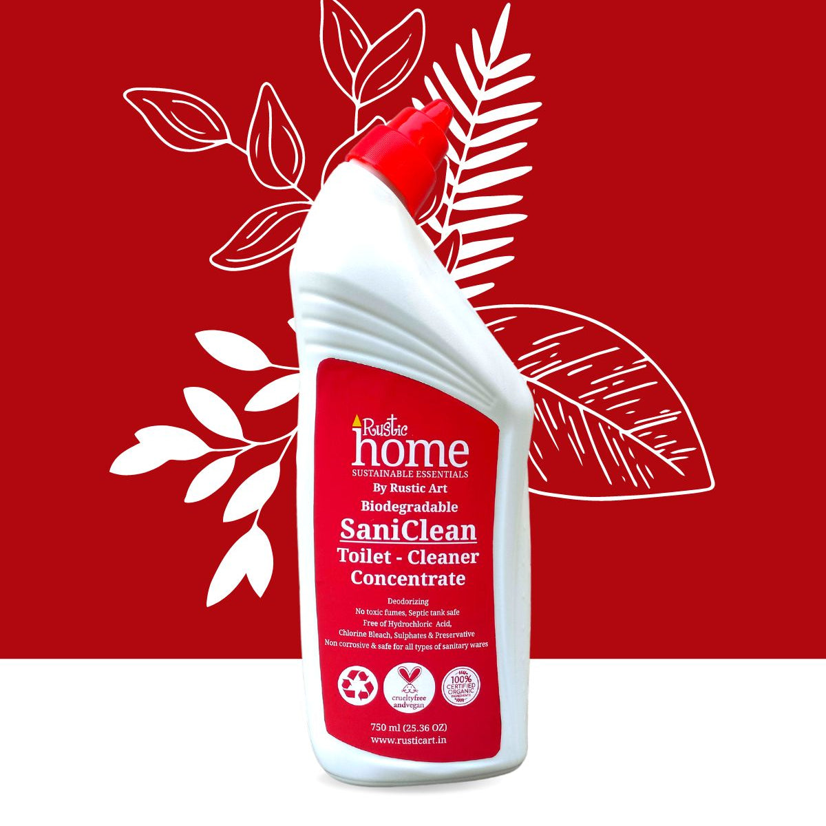 SANICLEAN TOILET CLEANER CONCENTRATE| Natural & Organic