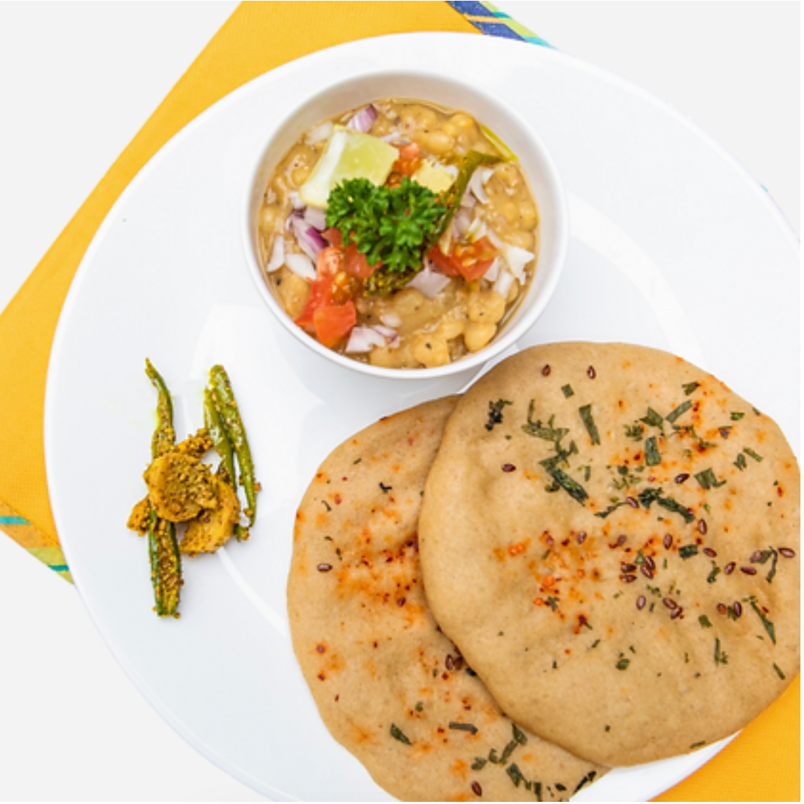 Whole Wheat kulcha 4pc