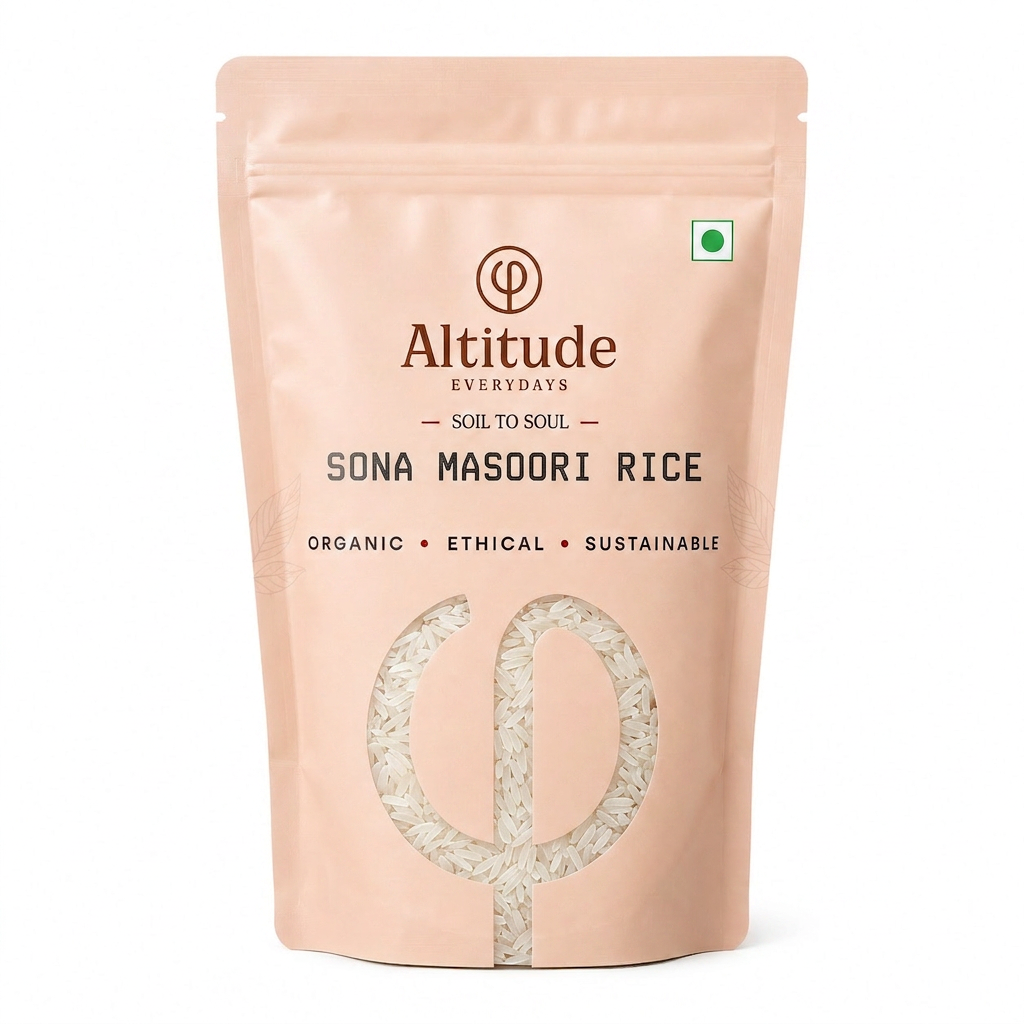SONA MASOORI WHITE RICE 1KG | Natural  &  Organic