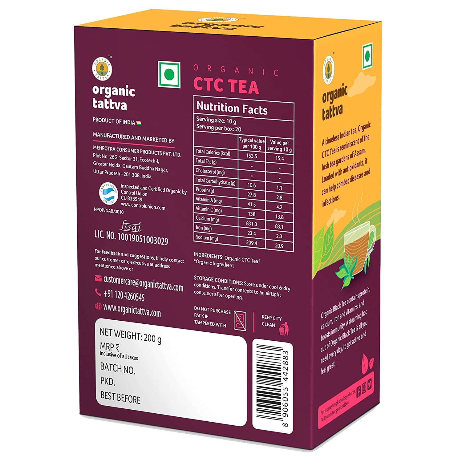 BLACK CTC TEA