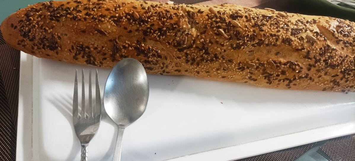 SOURDOUGH MULTIGRAIN BAGUETTE | Natural  &  Organic 