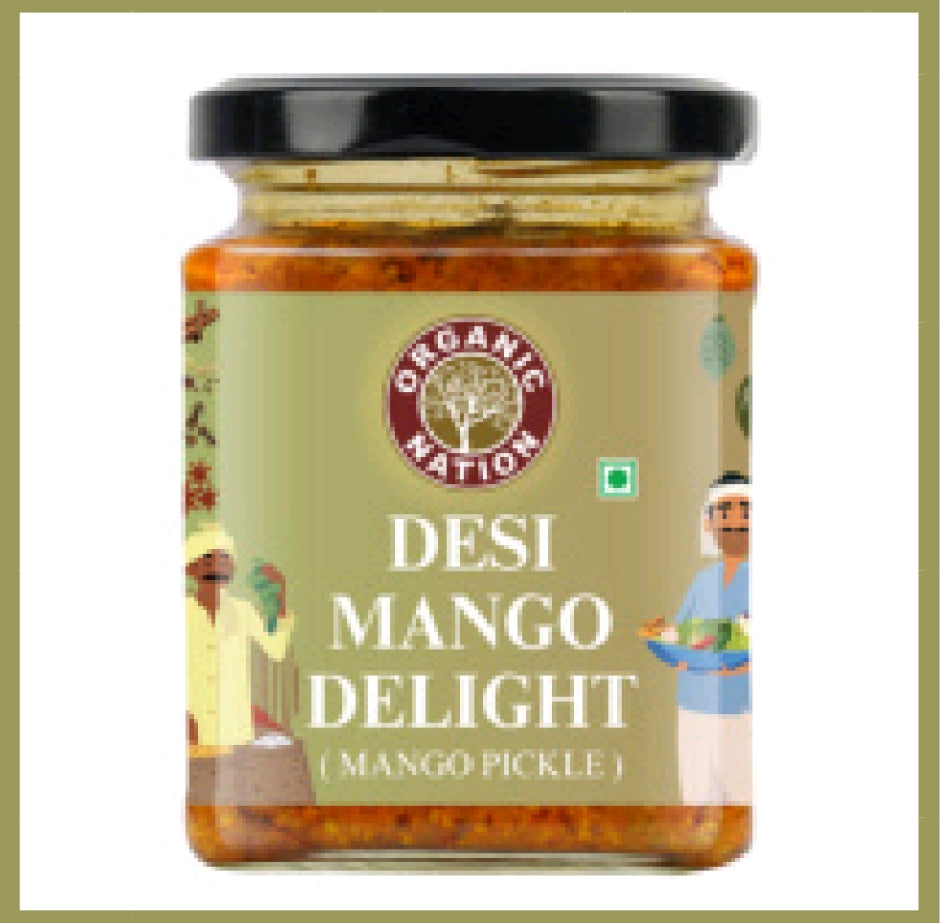 DESI MANGO DELIGHT PICKLE 250GM (ORGANIC NATION) – THE ALTITUDE STORE