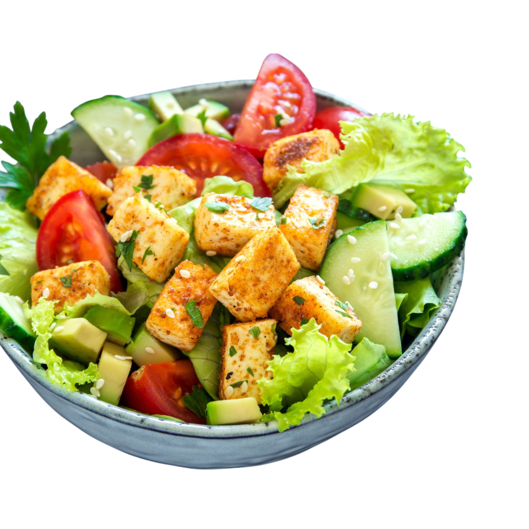 Cold tofu salad