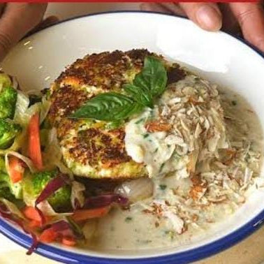 COTTAGE CHEESE STEAKS (GRILLED VEG & SAUCE) | Natural & Organic