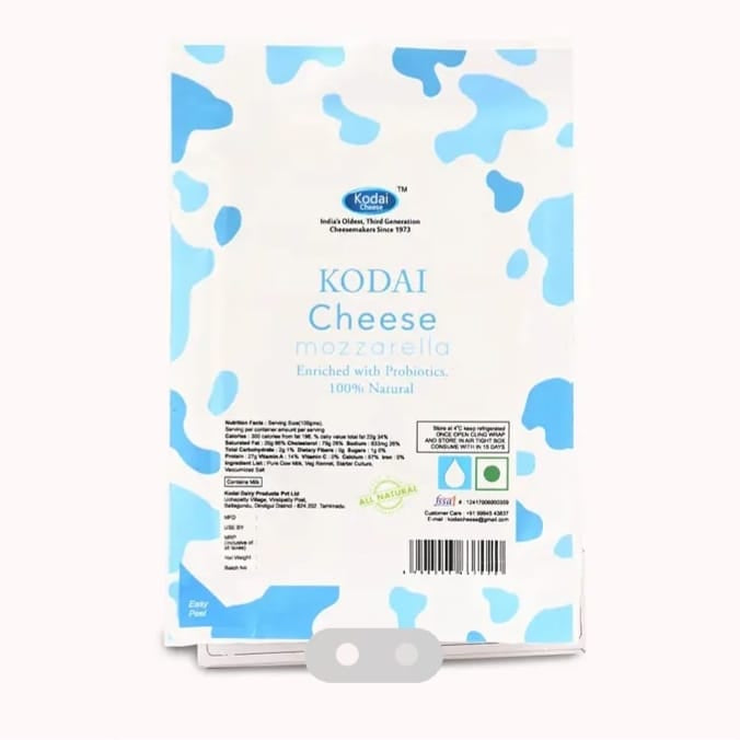 MOZZARELLA CHEESE (Kodai Dairy) | Natural  &  Organic